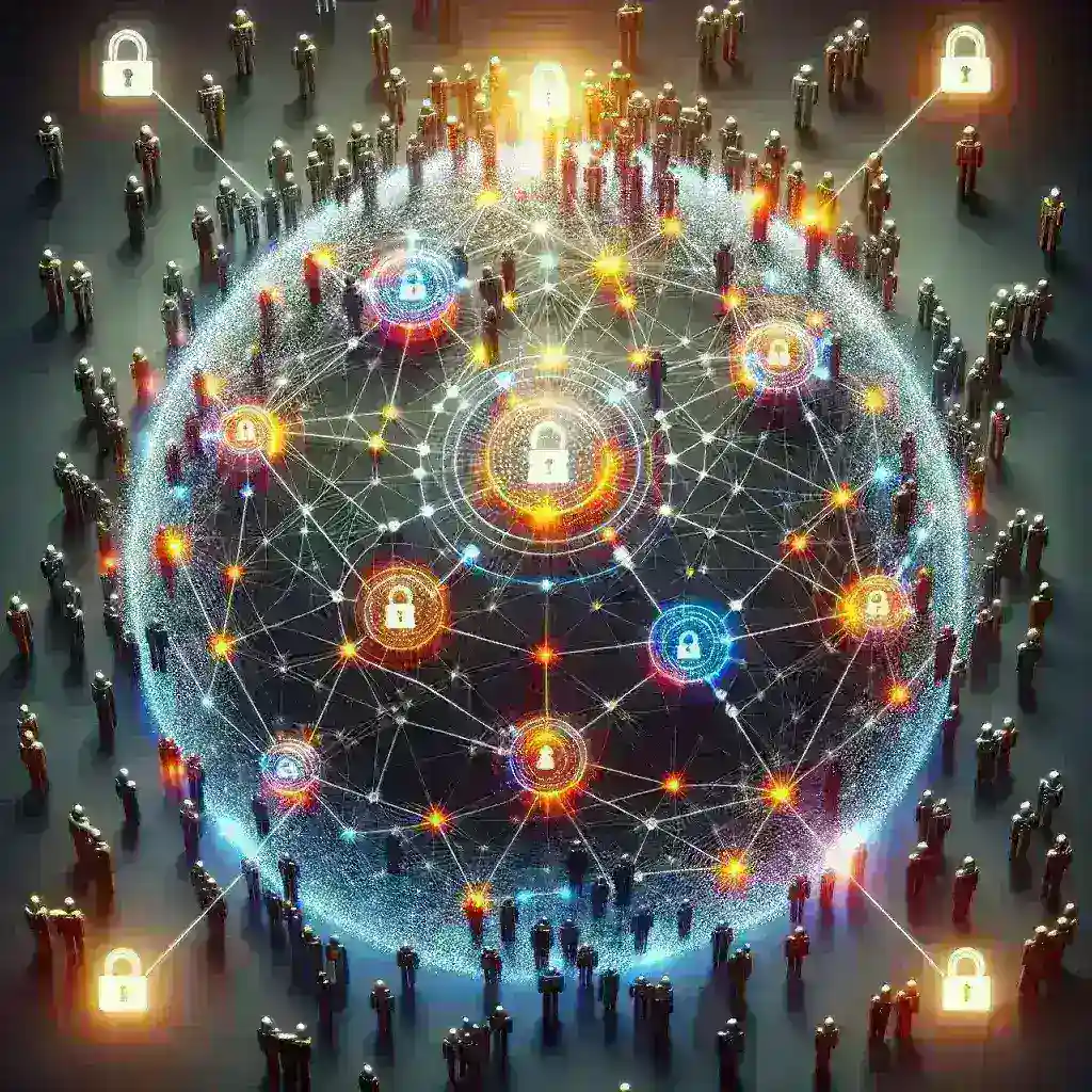 "Imagem ilustrativa de plataformas de confiança digital baseadas em inteligência artificial (AI TRiSM), destacando suas aplicações em segurança de dados e ética na tecnologia."